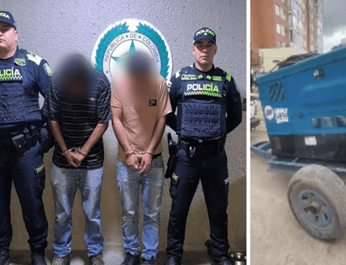 Capturan en flagrancia a tres hombres por robo de maquinaria industrial en Suba