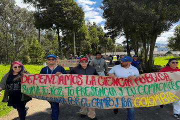 Crisis en Agrosavia: investigadores salen a las calles ante recortes presupuestales