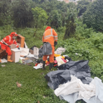 Retiran 30 toneladas de residuos de la Quebrada Salitrosa en Suba durante jornada de limpieza