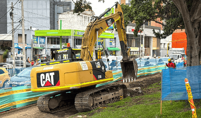 Avanza la primera semana de obras del nuevo 'Corredor carrera Séptima' en Usaquén