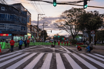 Reabren vía en La Gaitana tras superar emergencia por socavón en Suba