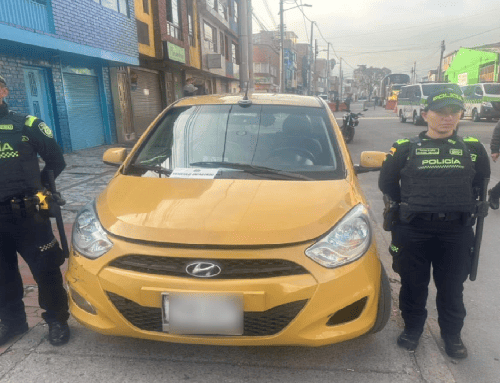 Capturan a cuatro hombres por ‘rompe vidrios’ en Rafael Uribe: cayeron en un taxi