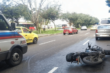 Siniestro vial en la Avenida Suba con carrera 114C genera problemas de movilidad