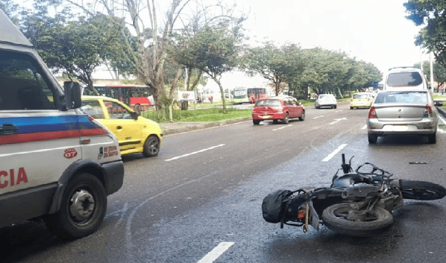 Siniestro vial en Suba genera congestión en la Av. Suba