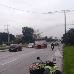 Última hora: accidente de tránsito entre las localidades de Suba y Usaquén genera congestión vehicular