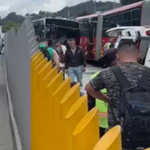 Grave accidente entre buses de TransMilenio en la troncal Suba