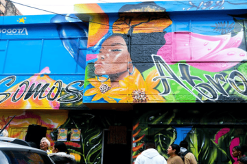 Plantón en Suba por falta de pagos a contratistas de proyecto Afro