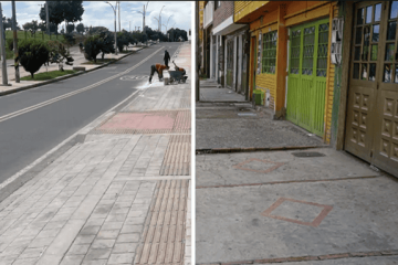 Distrito entrega andenes del parque Gilma Jiménez tras años de retrasos