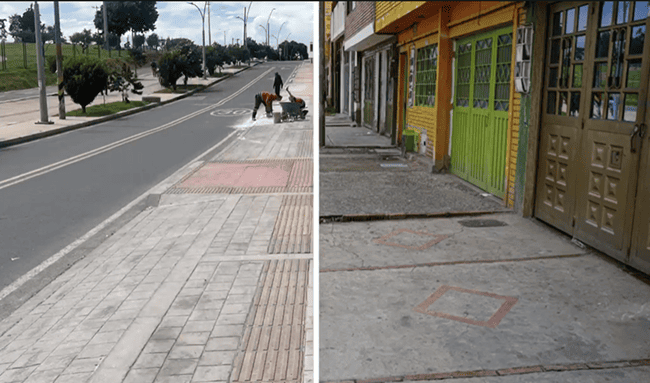 Distrito entrega andenes del parque Gilma Jiménez tras años de retrasos