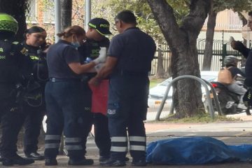 Persona fallece en plena vía pública Las Villas, Suba; autoridades adelantan investigación