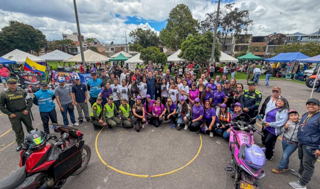 Puente Aranda reunió a mujeres conductoras en jornada de liderazgo y seguridad vial