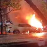 Pánico en Colina Campestre, Suba por incendio de camioneta de alta gama
