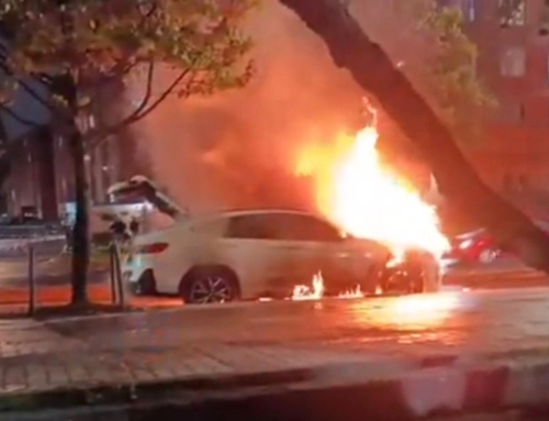 Pánico en Colina Campestre, Suba por incendio de camioneta de alta gama