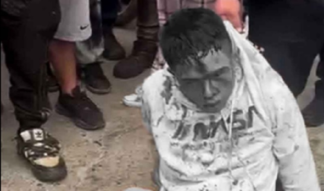 Comunidad de Suba capturó a presunto delincuente tras herir a un joven en Aures Dos
