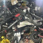 Desmantelan desguazadero de patinetas eléctricas en Santa Fe