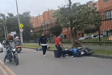 Siniestro vial en Suba deja un motociclista lesionado y genera afectación en la movilidad
