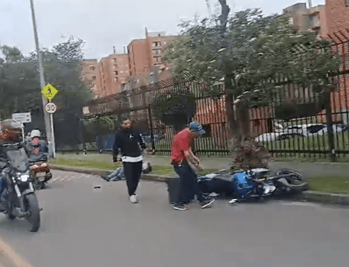 Siniestro vial en Suba deja un motociclista lesionado y genera afectación en la movilidad