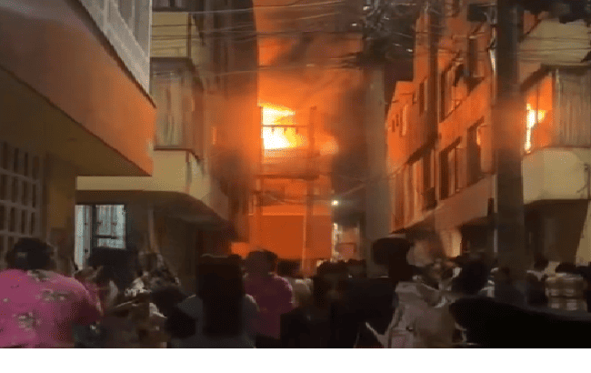 Incendio estructural en el barrio El Poa de Suba no dejó personas lesionadas