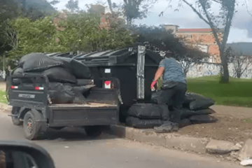 Denuncian botadero ilegal de basuras en Colina Campestre, Suba
