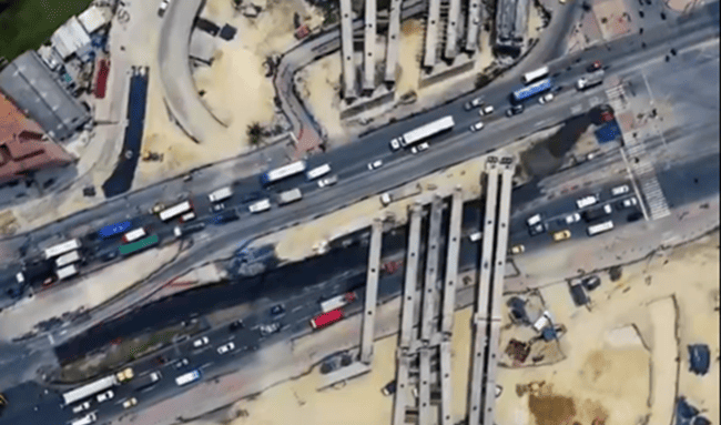 Avanza al 44 % la construcción de los puentes de la AutoSur con avenida Bosa