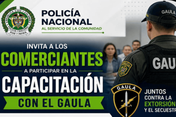 GAULA invita a comerciantes a capacitación para prevenir la extorsión y el secuestro