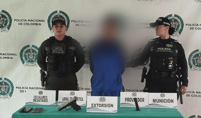 Golpe a la extorsión en Kennedy: capturan a hombre y aprehenden a dos menores