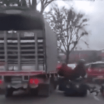 Engativá: choque en cadena en la calle 80 deja motociclistas y parrillero herido