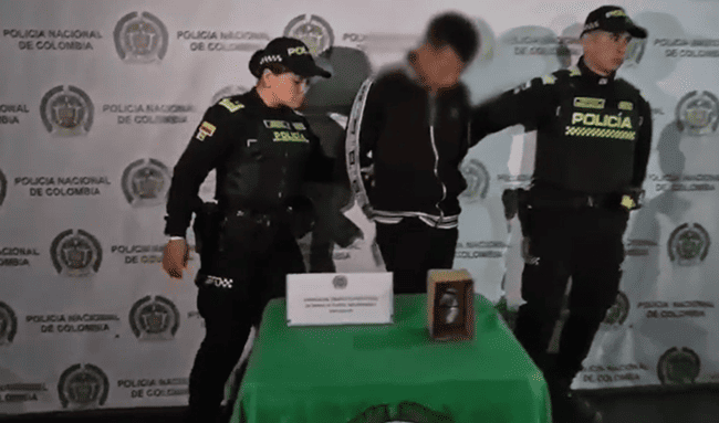 Con una granada de fragmentación, capturan a un hombre en Bogotá