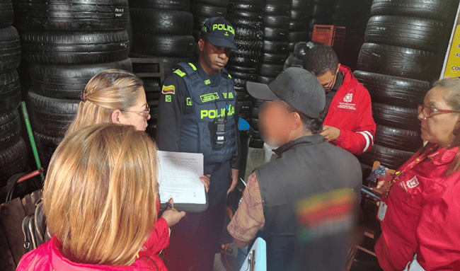 Autoridades suspenden establecimiento en Suba por denuncias de ‘pinchallantas’
