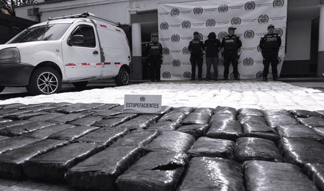 Golpe al tráfico de drogas: marihuana valorada en $400 millones fue incautada en Bogotá