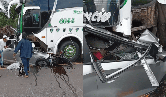 Accidente en Cumaral deja cuatro víctimas mortales tras choque entre bus y automóvil