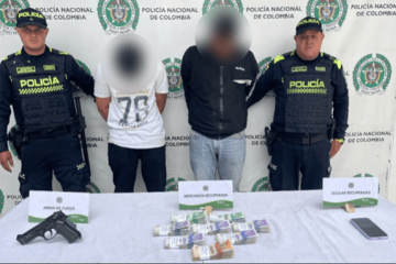 Policía recuperó $40 millones robados en operativo en Puente Aranda