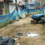 Obras inconclusas afectan varias cuadras de Santa Rita, en Suba