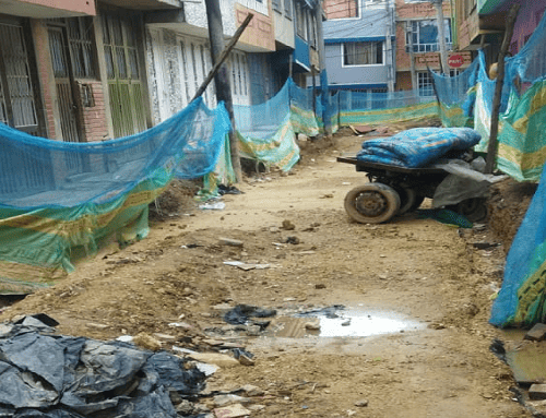 Obras inconclusas afectan varias cuadras de Santa Rita, en Suba