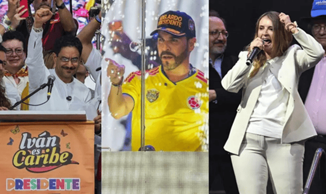 Candidatos presidenciales cierran campaña con grandes concentraciones antes de la primera vuelta