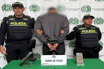 Capturan a presunto ladrón armado tras atraco en Engativá