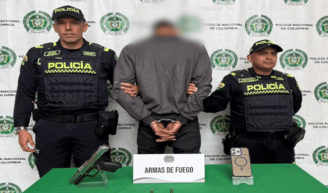 Capturan a presunto ladrón armado tras atraco en Engativá