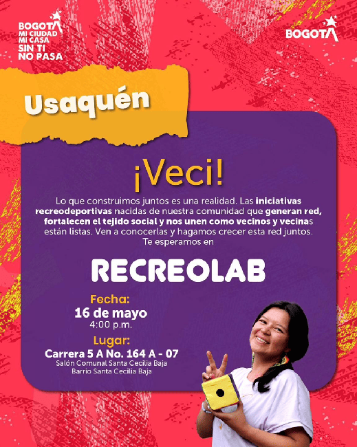 Usaquén se prepara para presentar resultados de “Fusionlab” con encuentro comunitario