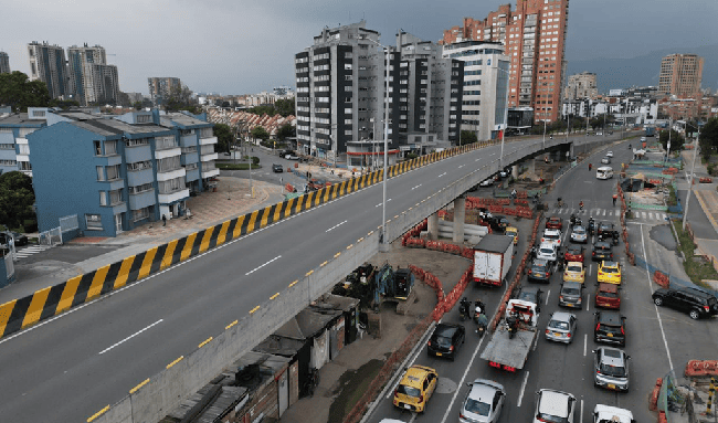 Cambio de sentido en puente de la av. 68 frente a Cafam Floresta: así operará la movilidad