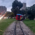 Tren de la Sabana se descarriló en la avenida NQS