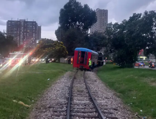 Tren de la Sabana se descarriló en la avenida NQS