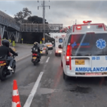 Siniestro vial en la Autopista Norte: autoridades atienden emergencia en la calle 192