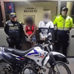 Capturan en Teusaquillo a pareja señalada de hurtar celulares con arma de fuego