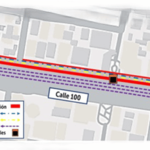 Obras en la calle 100 obligan a mantener cierres viales hasta el 27 de agosto