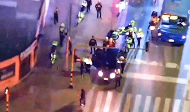 Persecución por tres localidades terminó con la captura de un presunto ladrón de vehículos en Bogotá