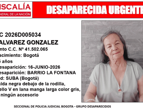 Angustia en Suba por la desaparición de una adulta mayor de 75 años en el barrio La Fontana