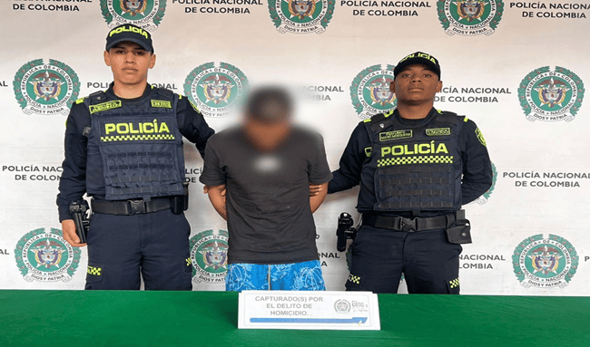 Capturan a hombre de 29 años por presunta participación en homicidio