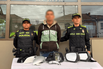 Intentó huir con autopartes en un morral, pero terminó capturado en Teusaquillo