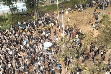 Denuncian vandalismo y afectaciones al espacio público durante actividad política de simpatizantes de Iván Cepeda en Bogotá