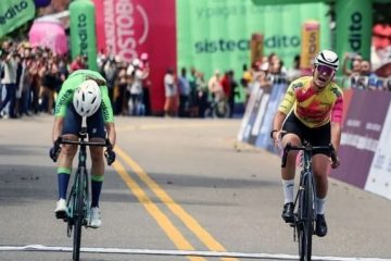 Diana Carolina Peñuela gana en Guaduas y es líder de la Vuelta a Colombia Femenina